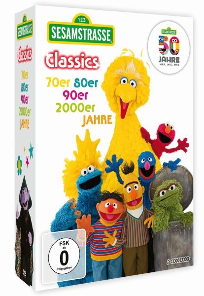 Die Sesamstrasse Classics Box (DVD) - 70er, 80er, 90er und 2000er